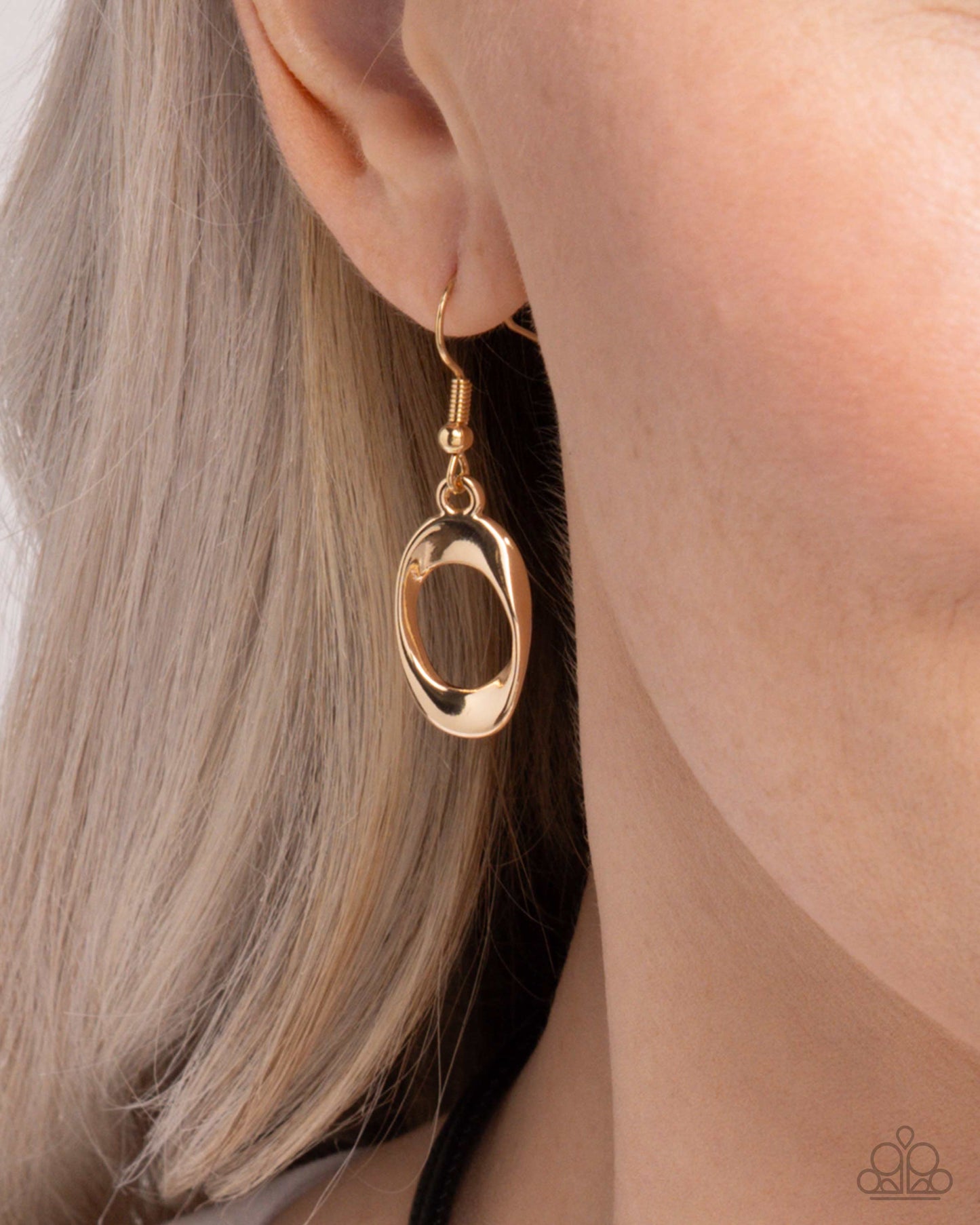 Apprehensive Accent - Gold Necklace