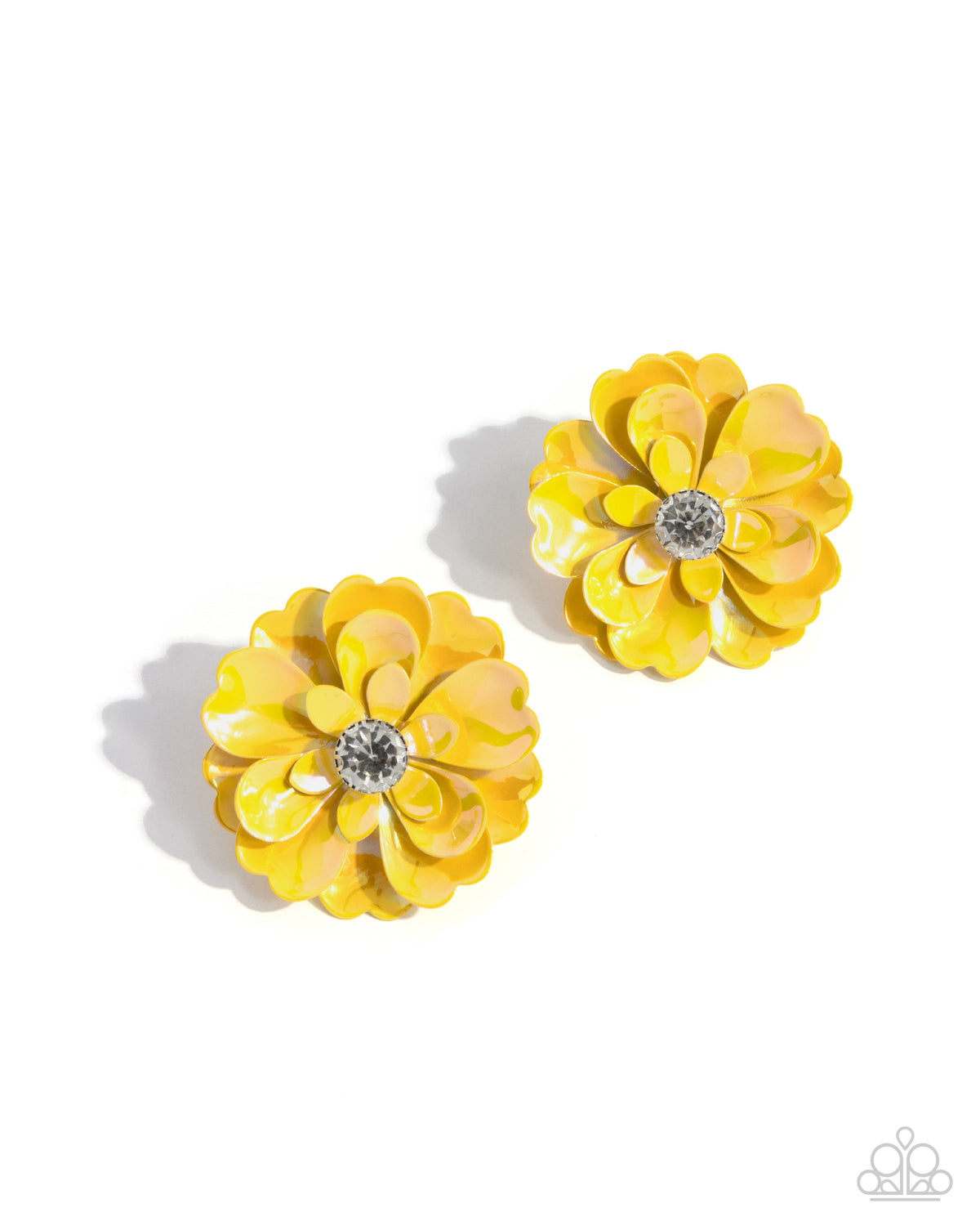 Growth Rate - Yellow Earrings | Paparazzi Accessories