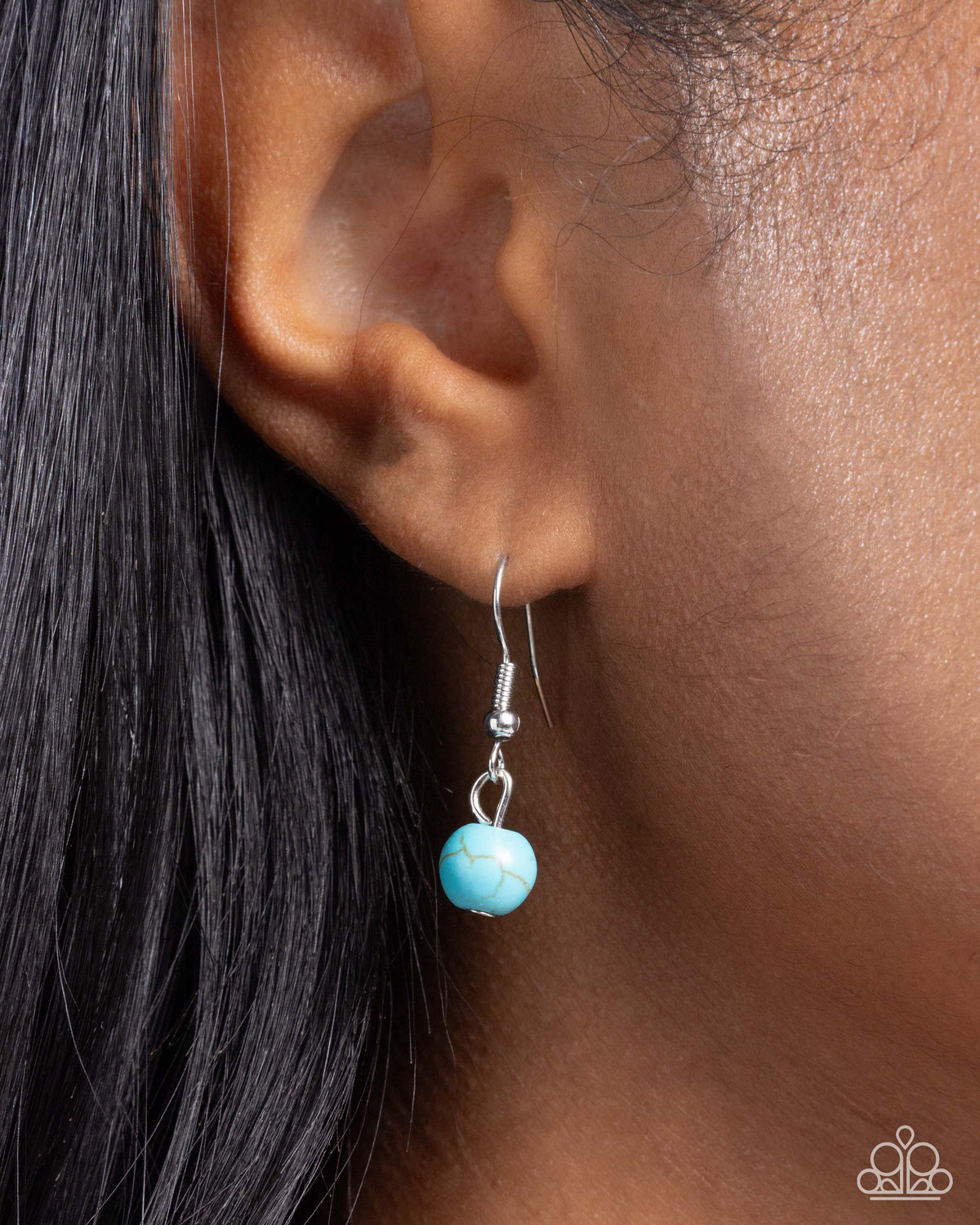Tasteful Texture - Blue Necklace - Silver | Paparazzi Accessories