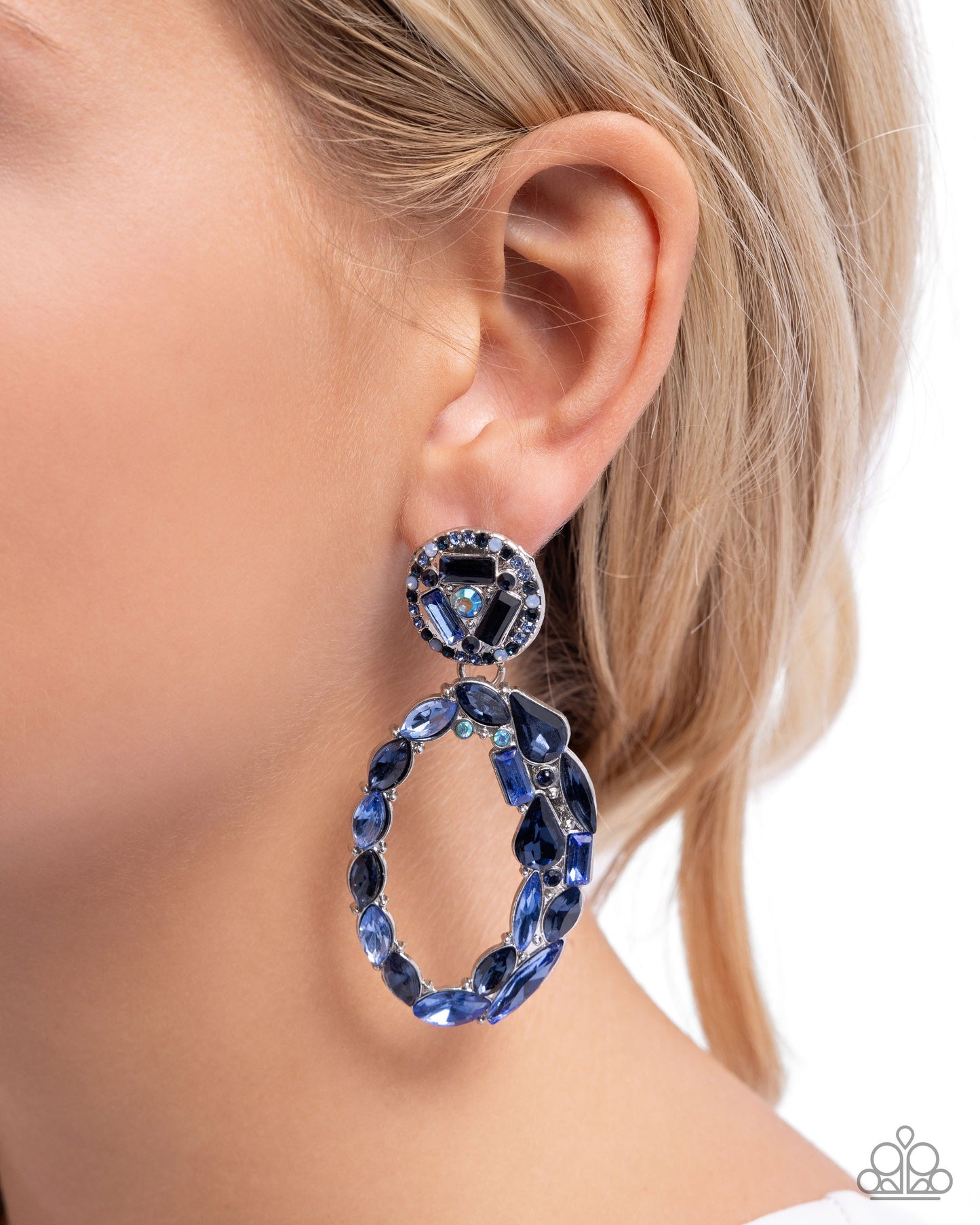 Eclectic Elevation - Blue Earrings | Paparazzi Accessories