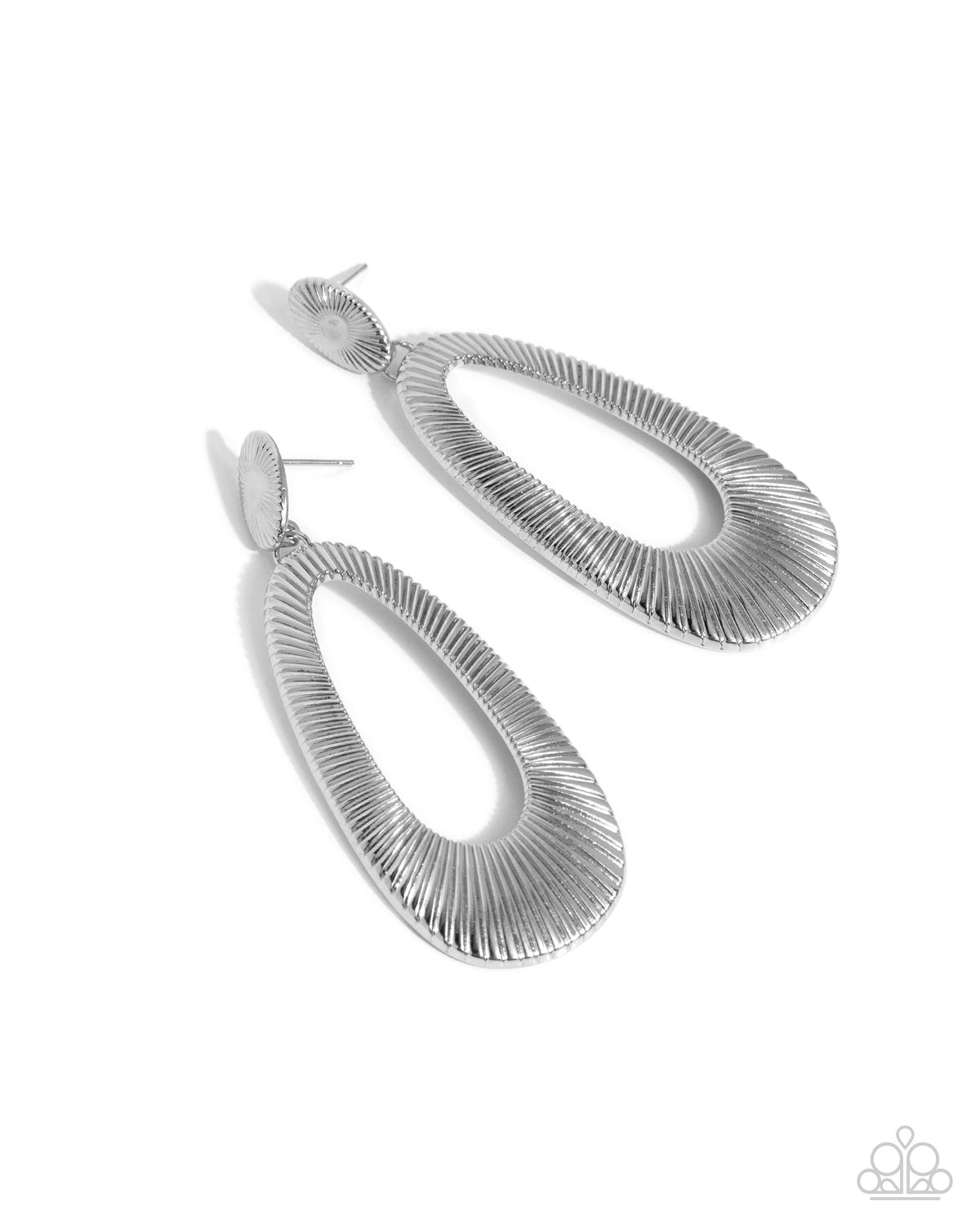 Princess Potential - Silver Earrings | Paparazzi Accessories