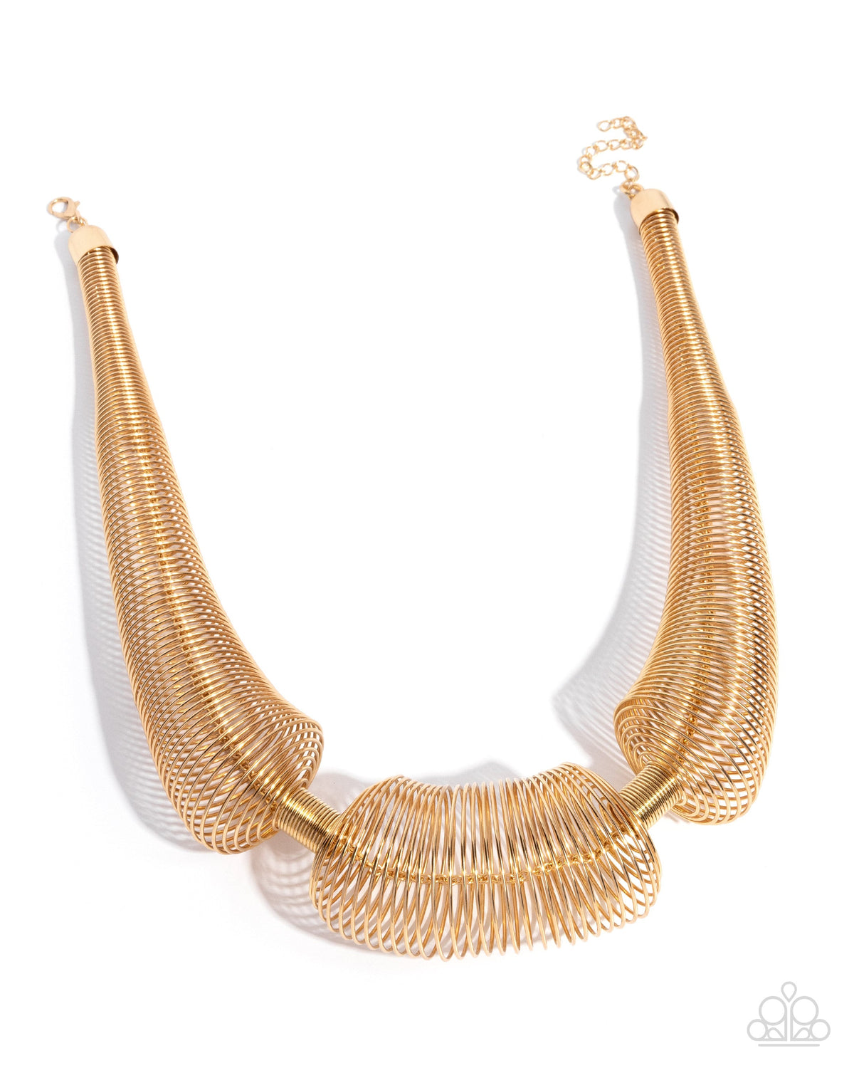 Carefree Coils Necklace - Gold | Paparazzi Accessories