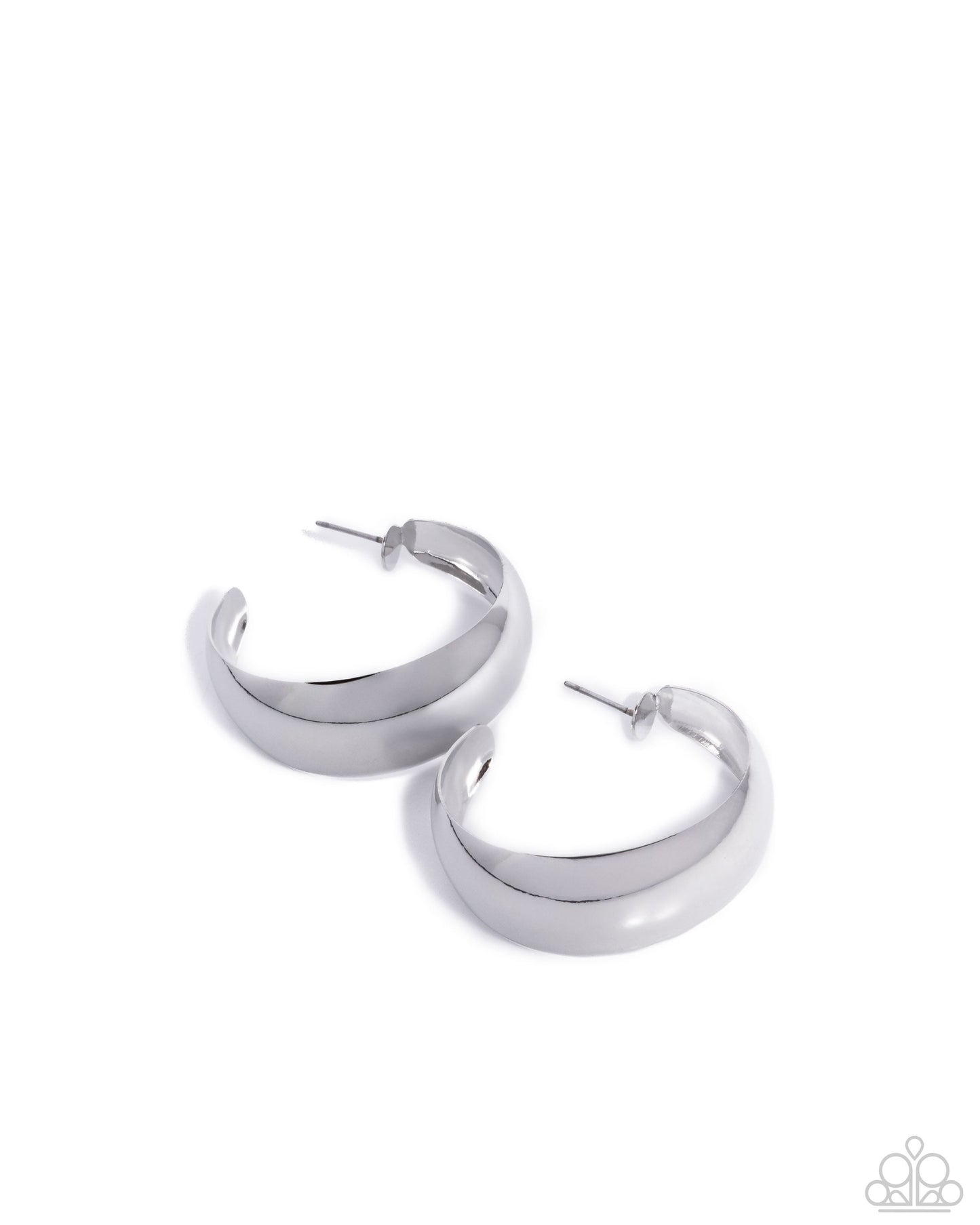 Hammered Heritage - Silver Earrings | Paparazzi Accessories