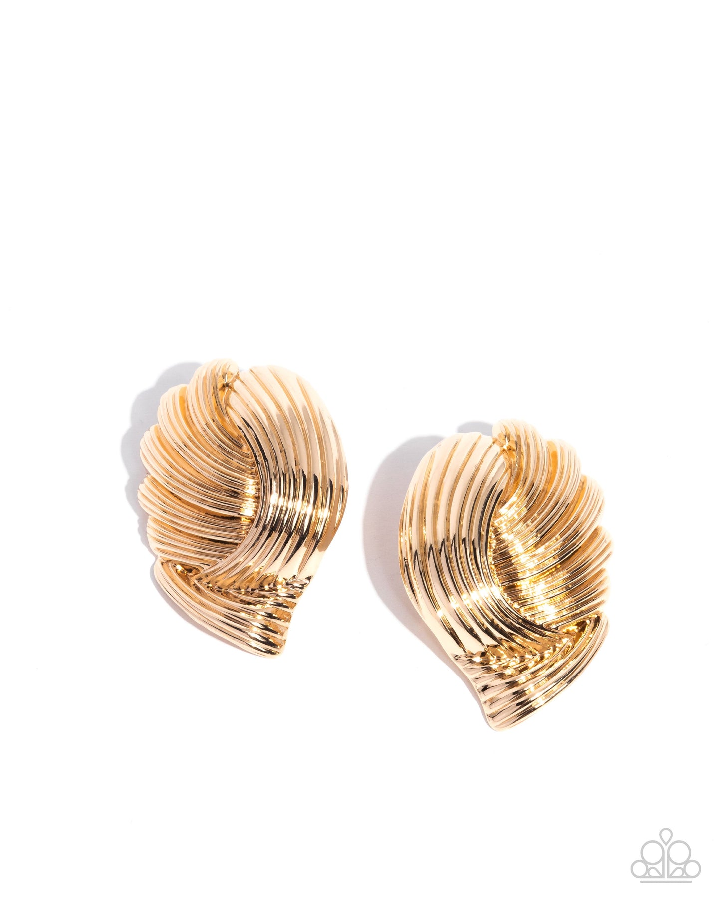 Carnivale Confidence - Gold Earrings | Paparazzi Accessories
