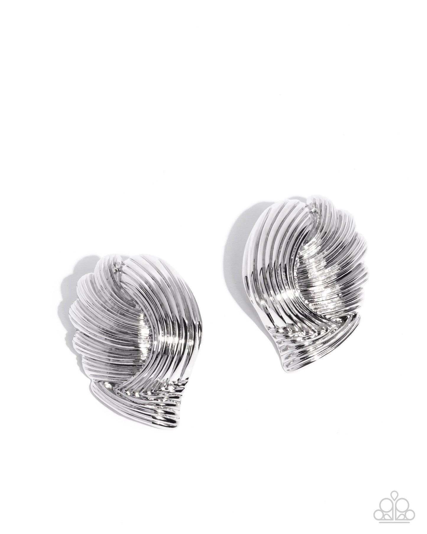 Carnivale Confidence Earrings - Silver | Paparazzi Accessories