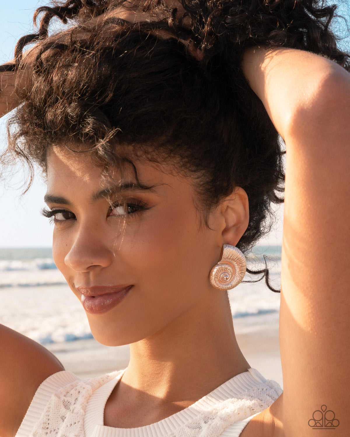 Chill Conch - Orange Earrings | Paparazzi Accessories