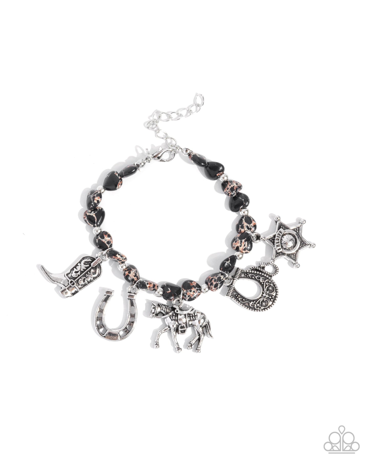 Cowboy Chorus Bracelet - Black | Paparazzi Accessories