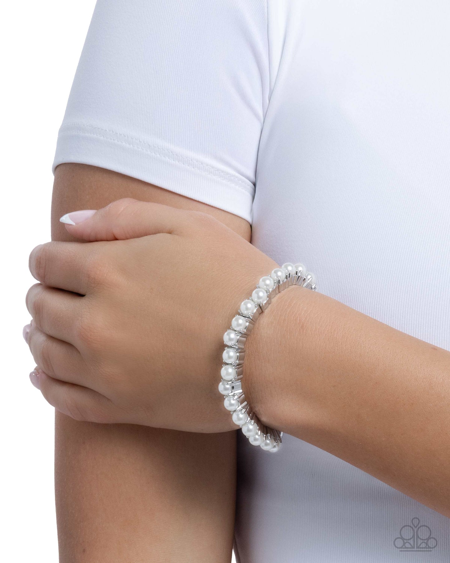 Principal Pearls - White Bracelet | Paparazzi Accessories