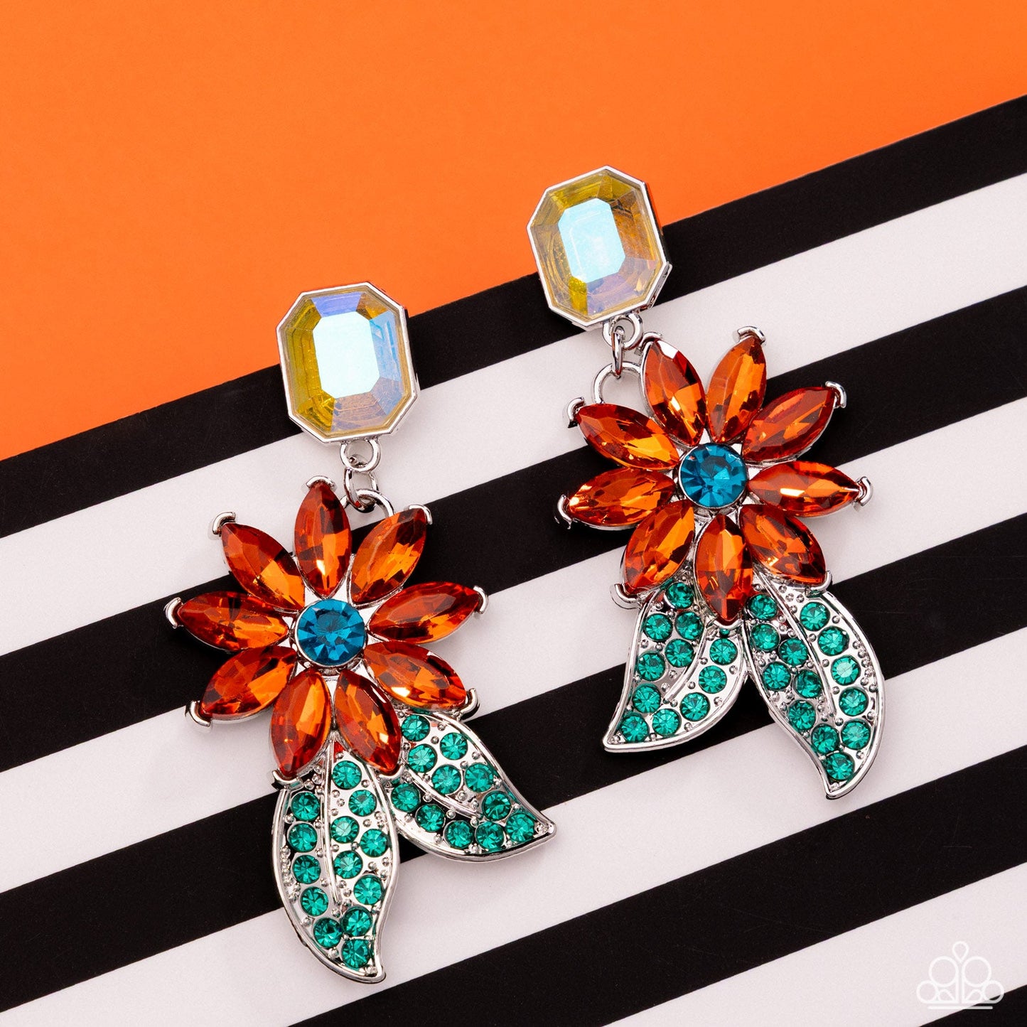 Momentous Majesty - Orange Earrings | Paparazzi Accessories