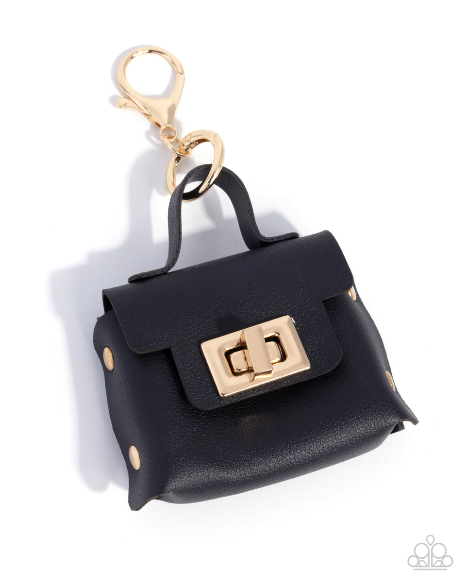 LIMIT 1 Lavish Luxury - Black Purse Bag Charm