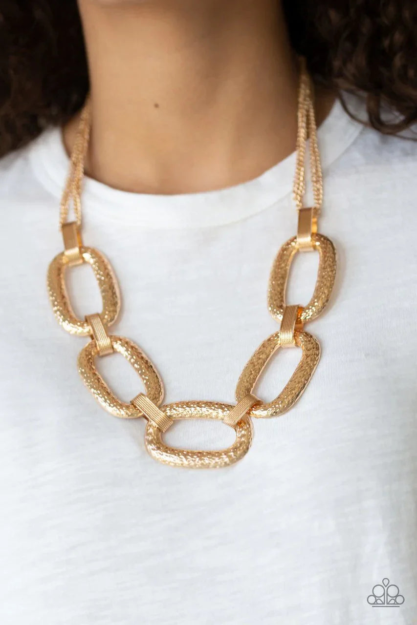 Take Charge Gold Necklace | Paparazzi Accessories