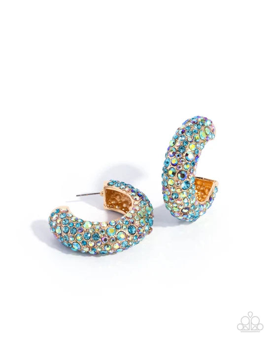 Exaggerated Enthusiasm - multiearrings - Gold | Paparazzi Accessories