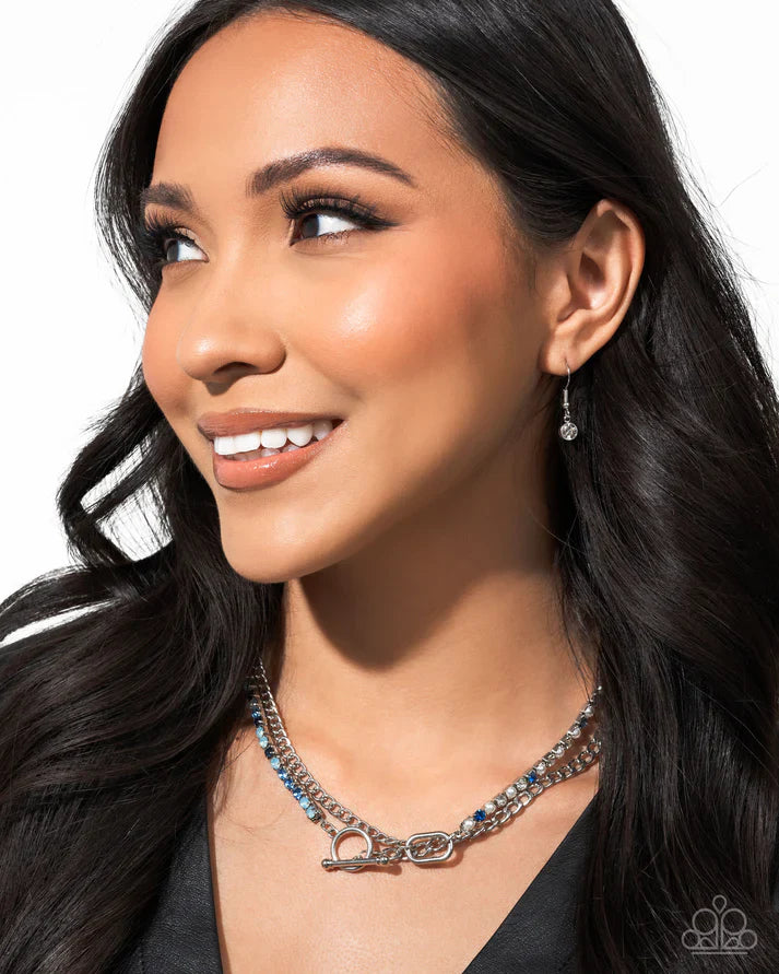 Mismatched Makeover - Blue Necklace