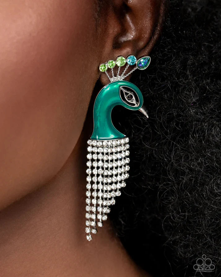 Pampered Peacock - Multi Earrings