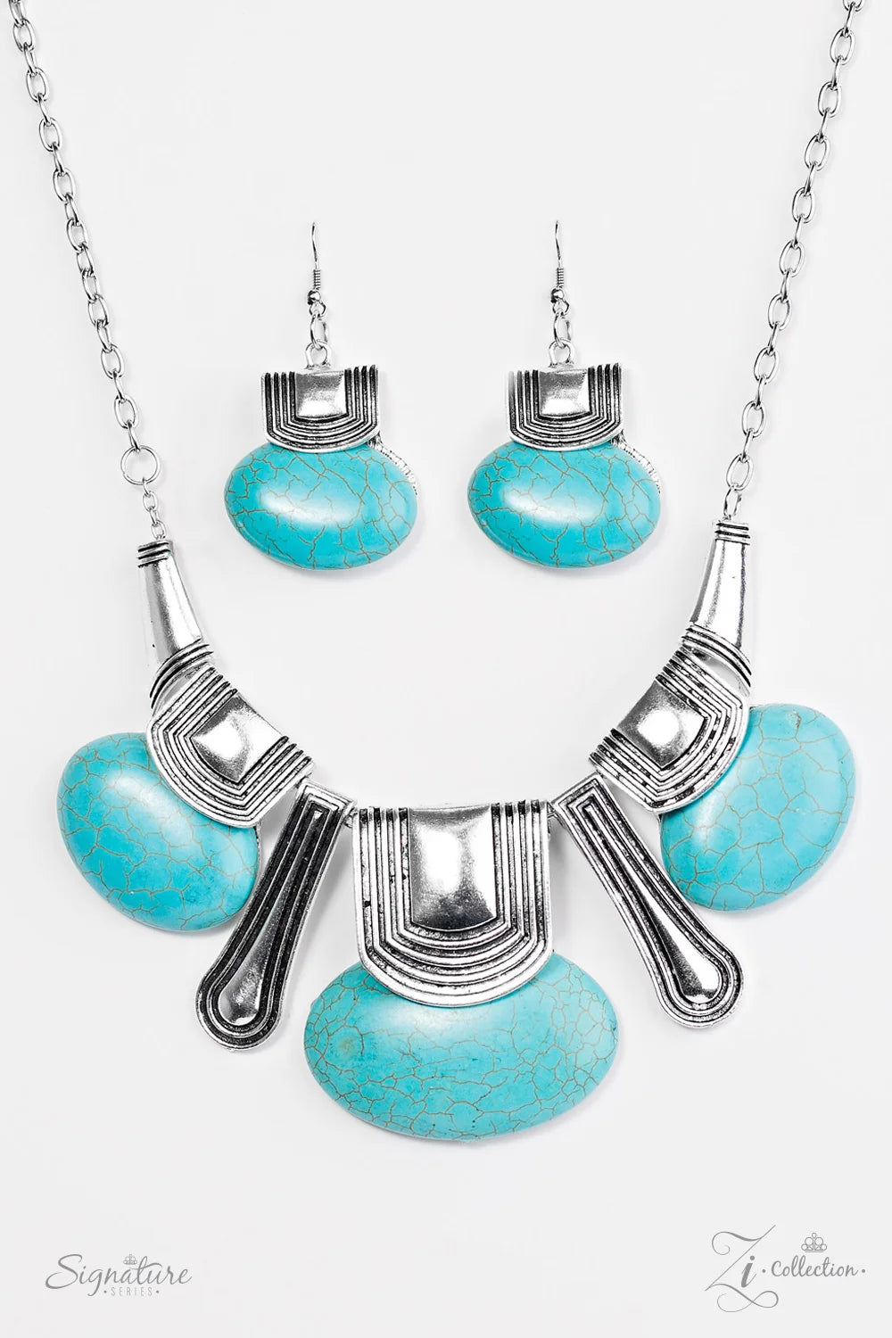 The Rhonda - Collectionnecklace - Silver Zi Collection | Paparazzi Accessories