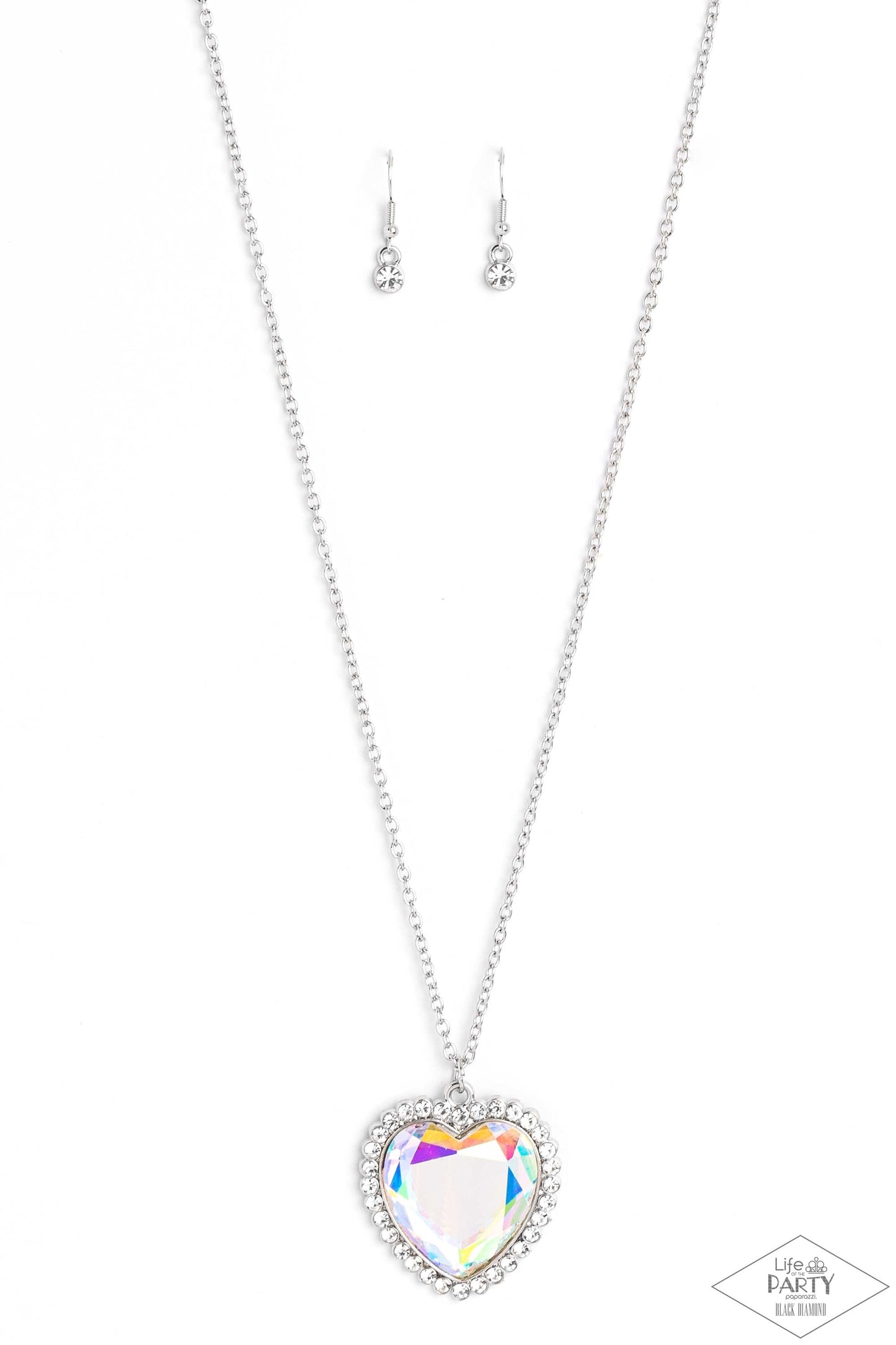 Paper Prismatically Twitterpated - Multi Necklace- Black Diamond Life of the Party