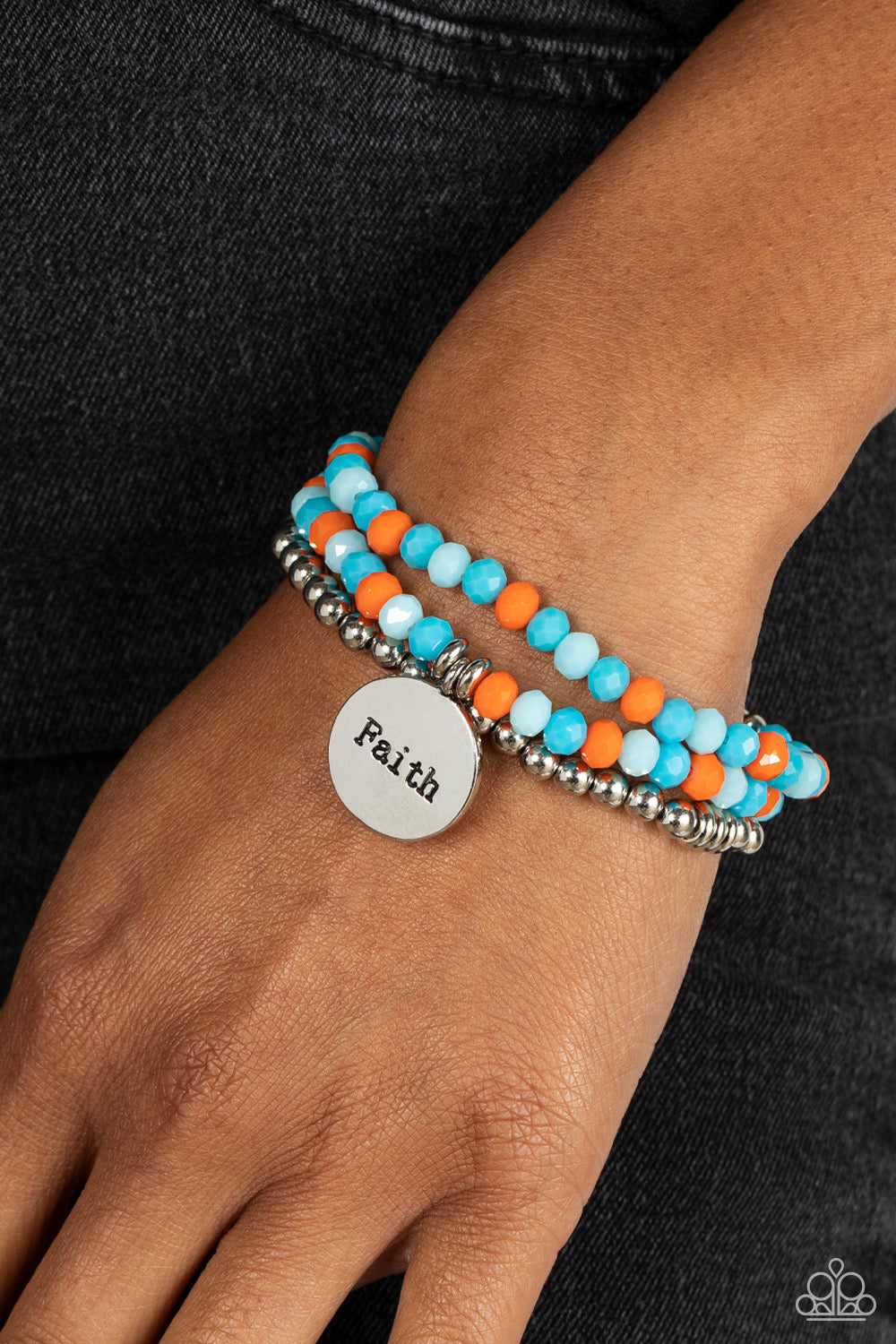 Paparazzi Fashionable Faith - Multi Bracelet -Paparazzi Jewelry Images