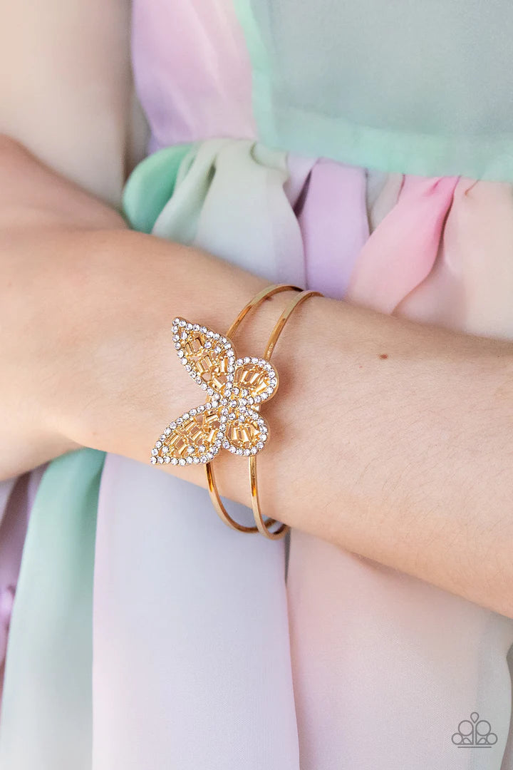 Butterfly Bella Gold Bracelet | Paparazzi Accessories