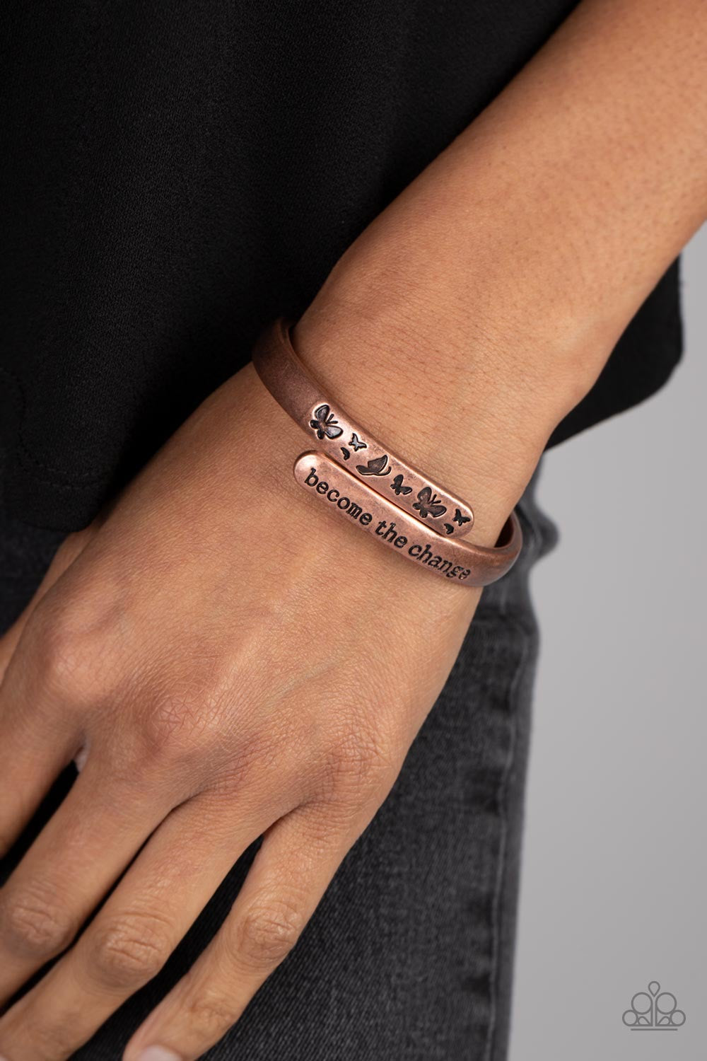 WINGS of Change - Copper Bracelet | Paparazzi Accessories