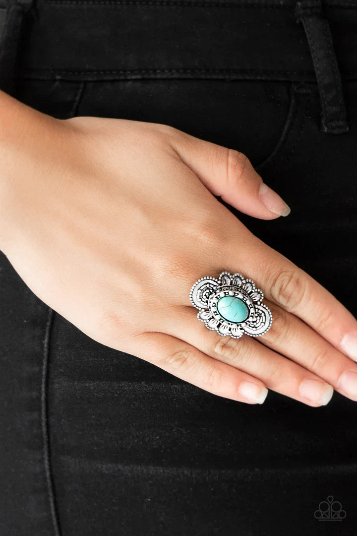Basic Element - Blue Ring | Paparazzi Accessories