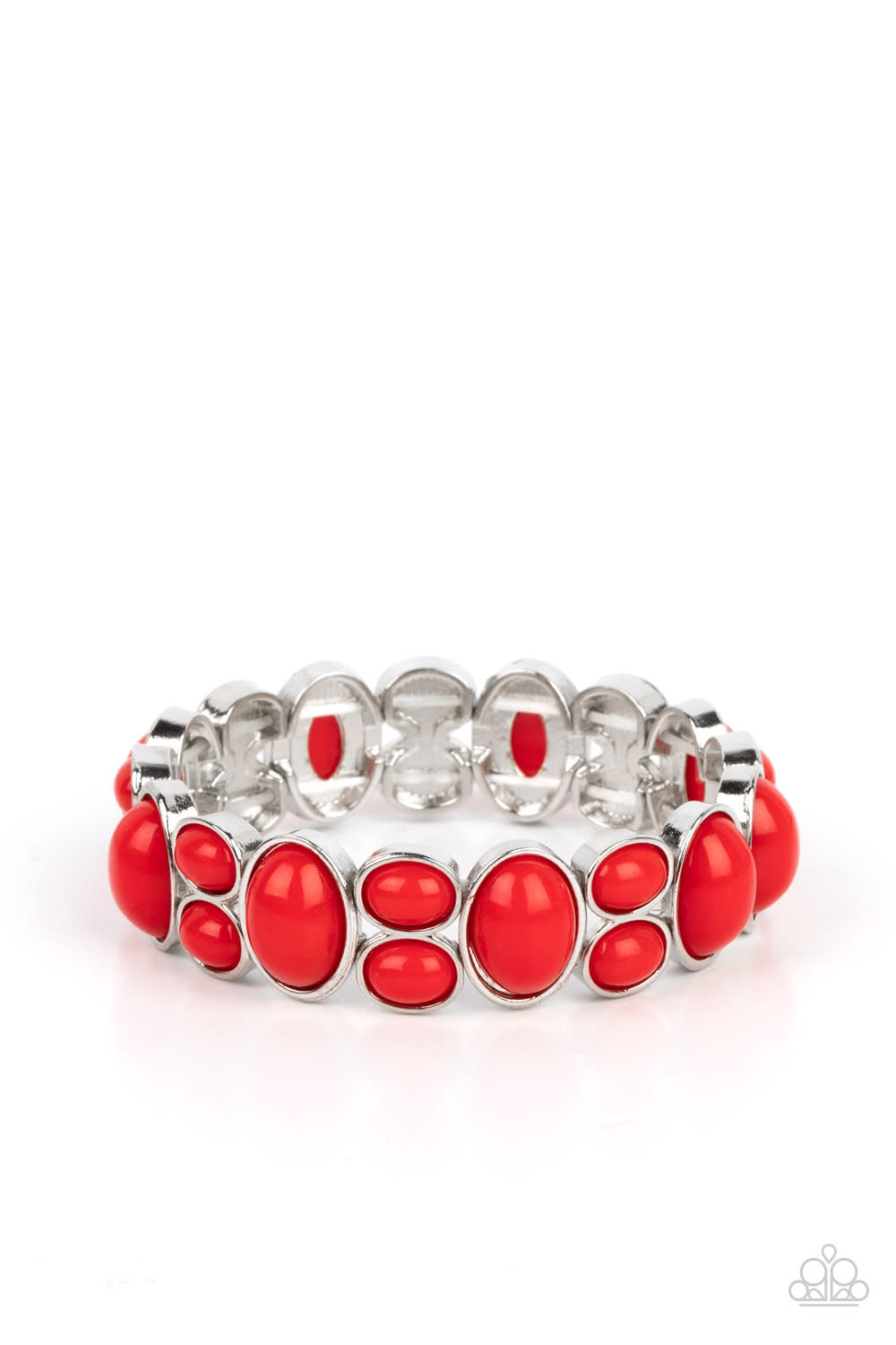 Tic Tac Dance - Red Bracelet | Paparazzi Accessories