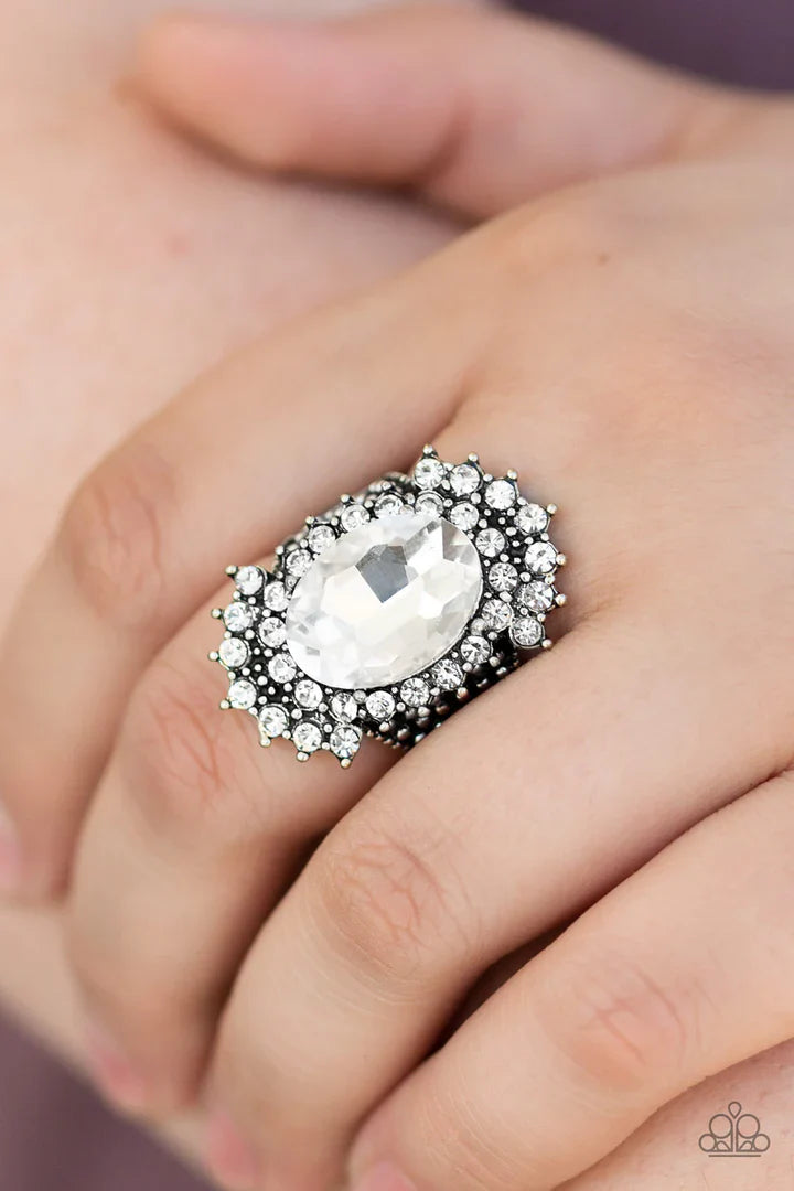 Paparazzi Him & Heir White Ring Paparazzi Jewelry Images