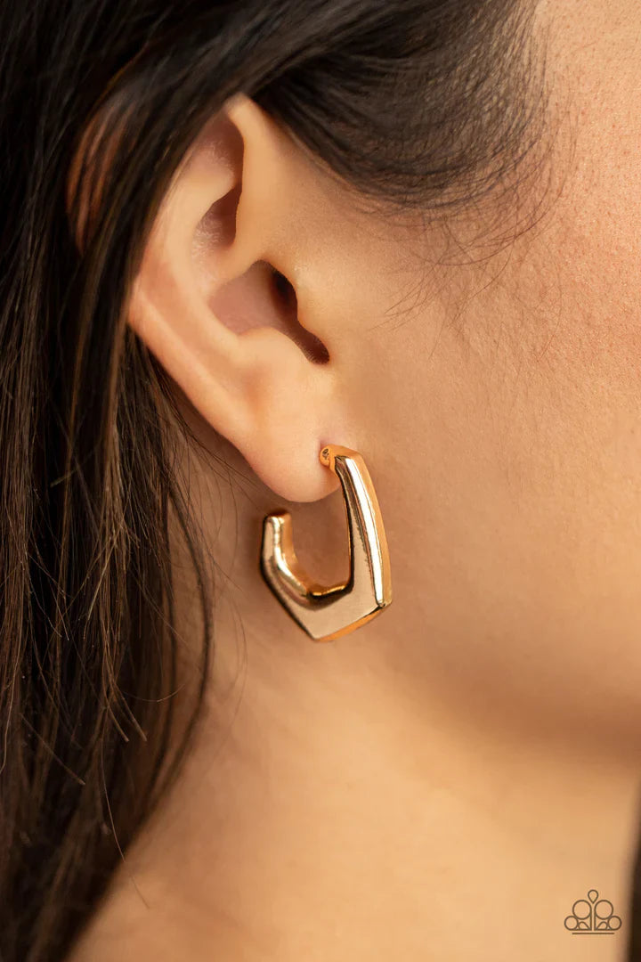 Paparazzi On The Hook Gold Hoop Earrings Paparazzi Jewelry Images