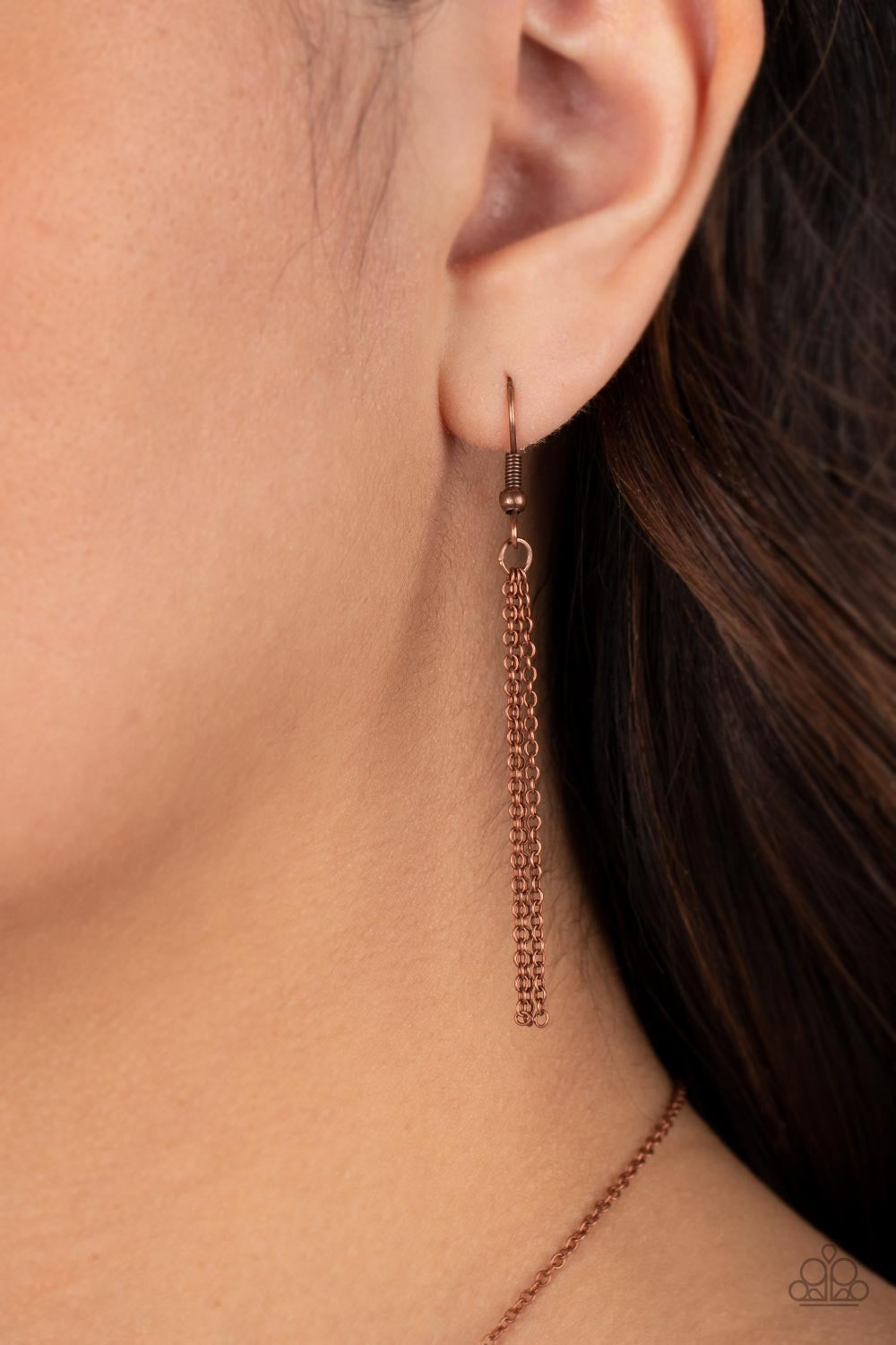Hype Girl Glamour - Copper Necklace | Paparazzi Accessories