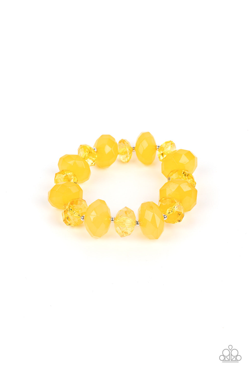 Keep GLOWING Forward - Yellow Bracelet | Paparazzi Accessories