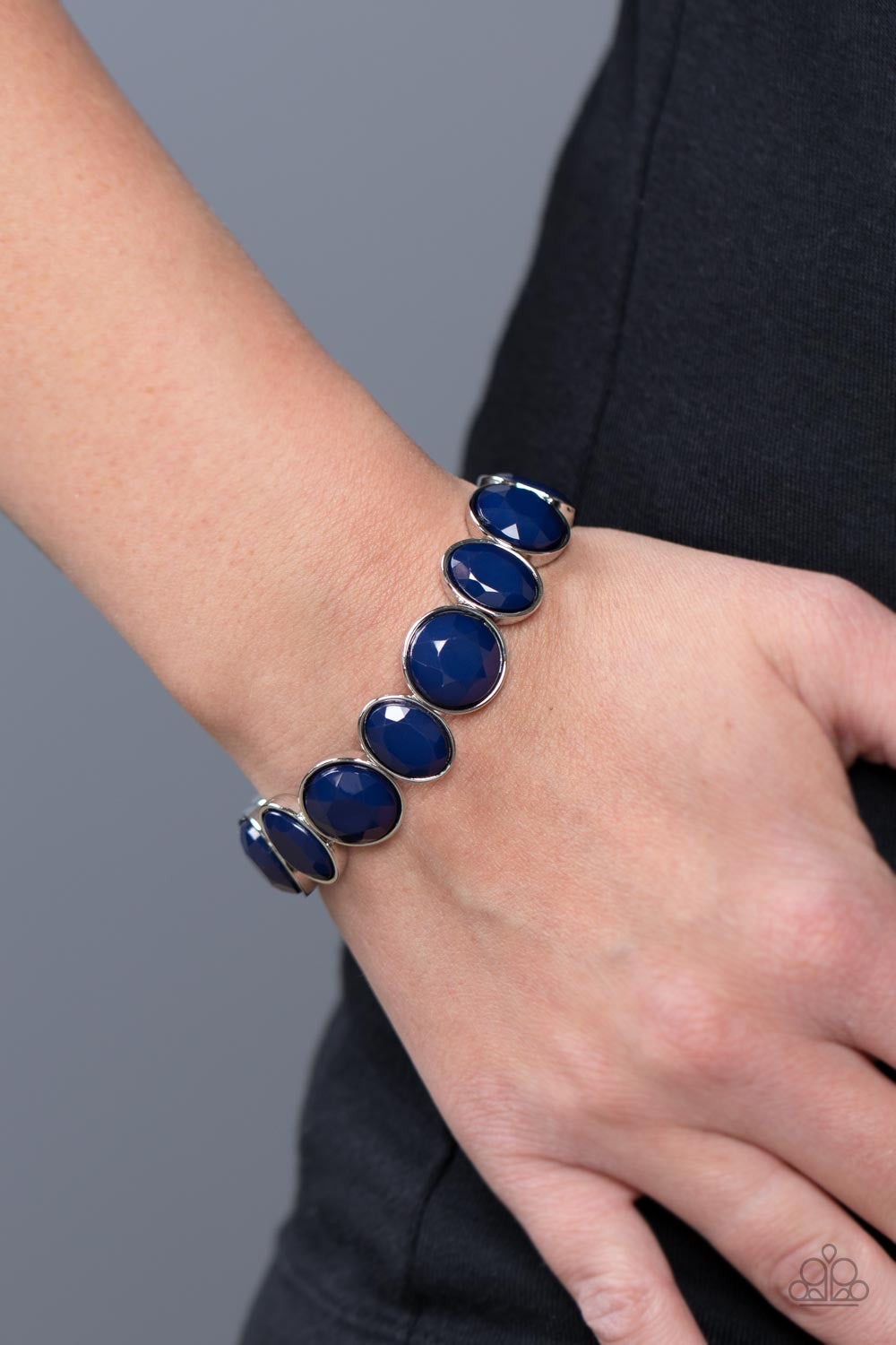 Whimsical Glow - Blue Bracelet | Paparazzi Accessories