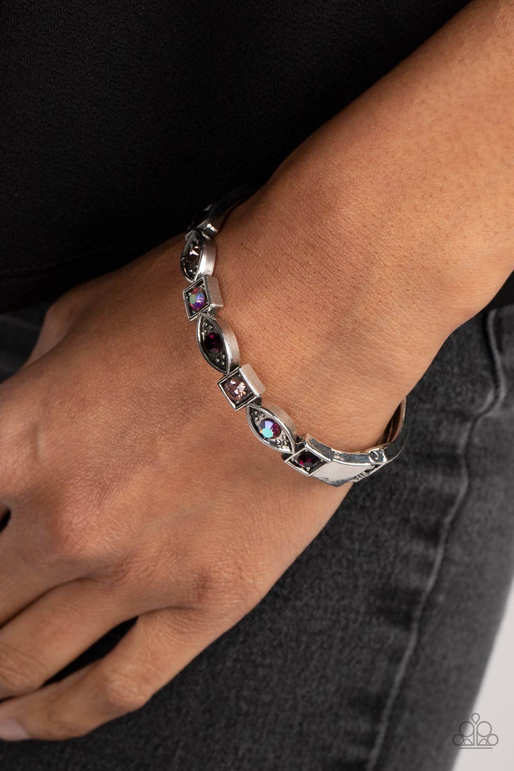 Paparazzi Poetically Picturesque - Purple Bracelet -Paparazzi jewelry images
