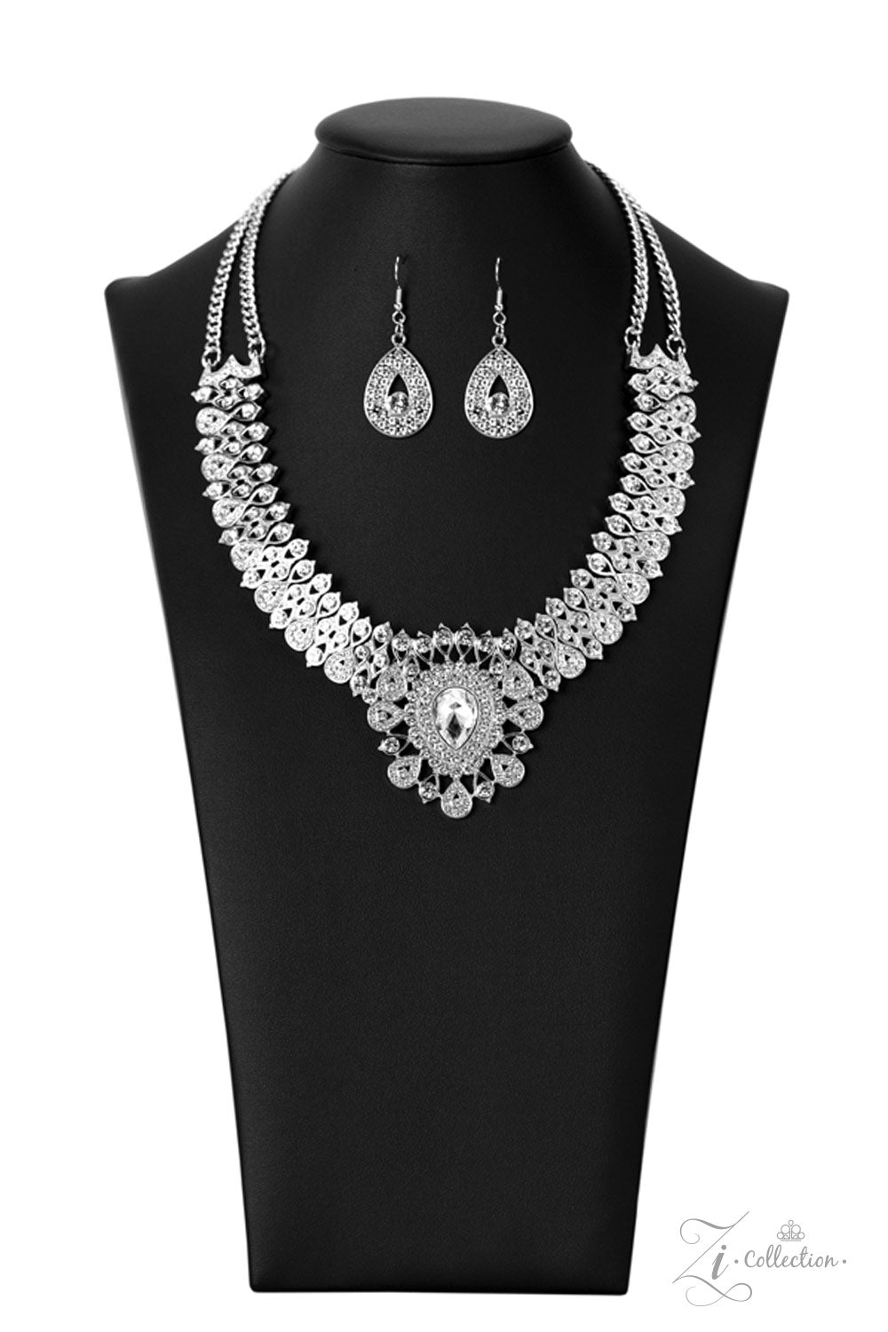 Paparazzi 2022 Zi Collection: Exquisite Necklace - Pusher P Paparazzi jewelry images