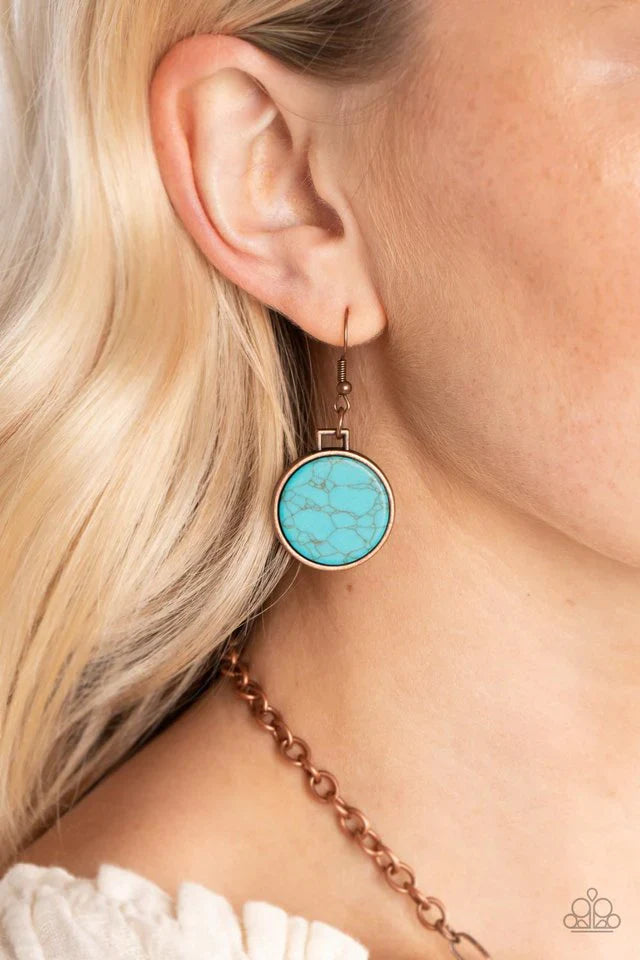 Paparazzi Santa Fe Flats - Copper Necklace Paparazzi Jewelry Images
