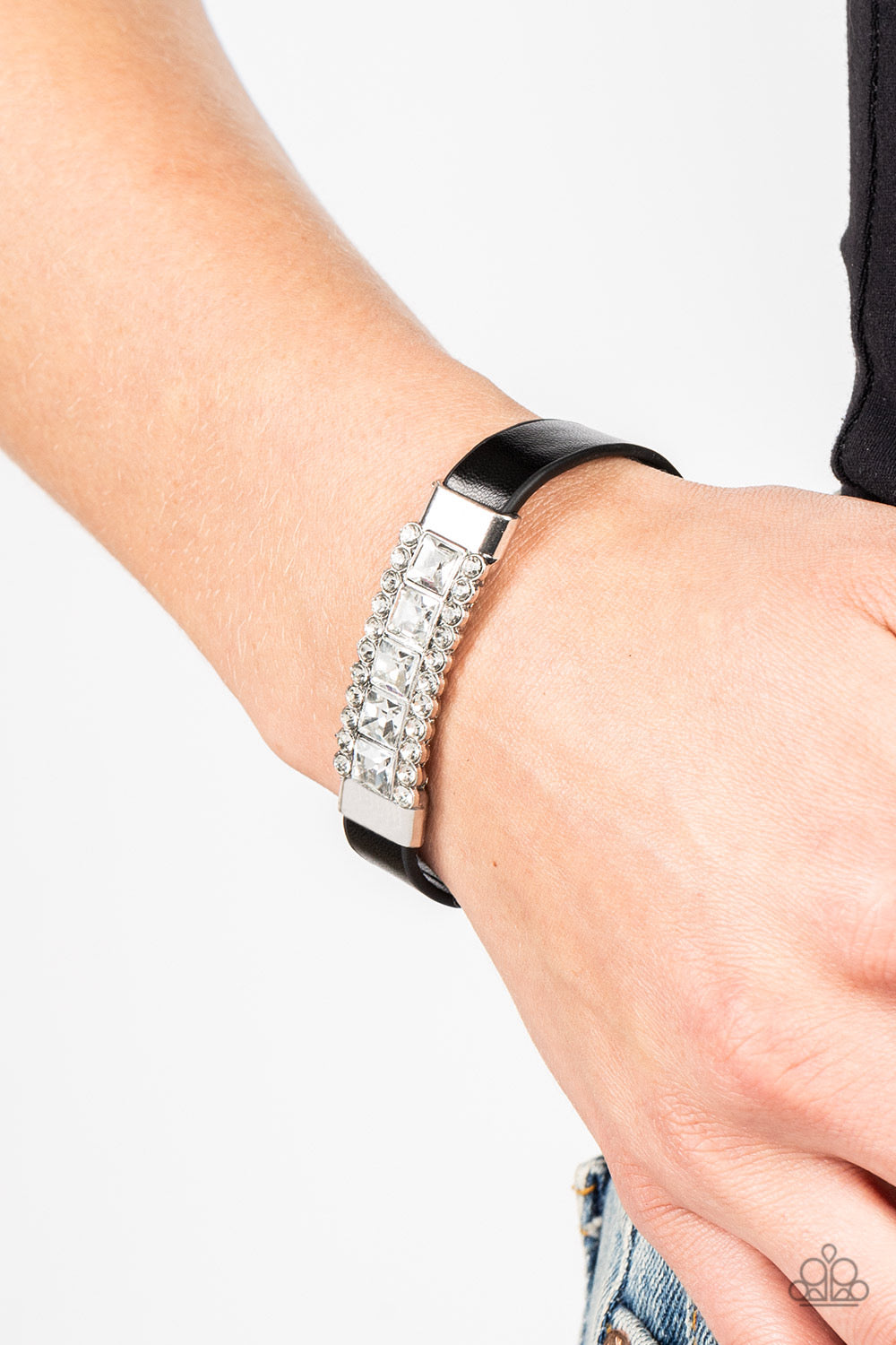 Paparazzi Rebel Reputation - Black Bracelet -Paparazzi Jewelry Images