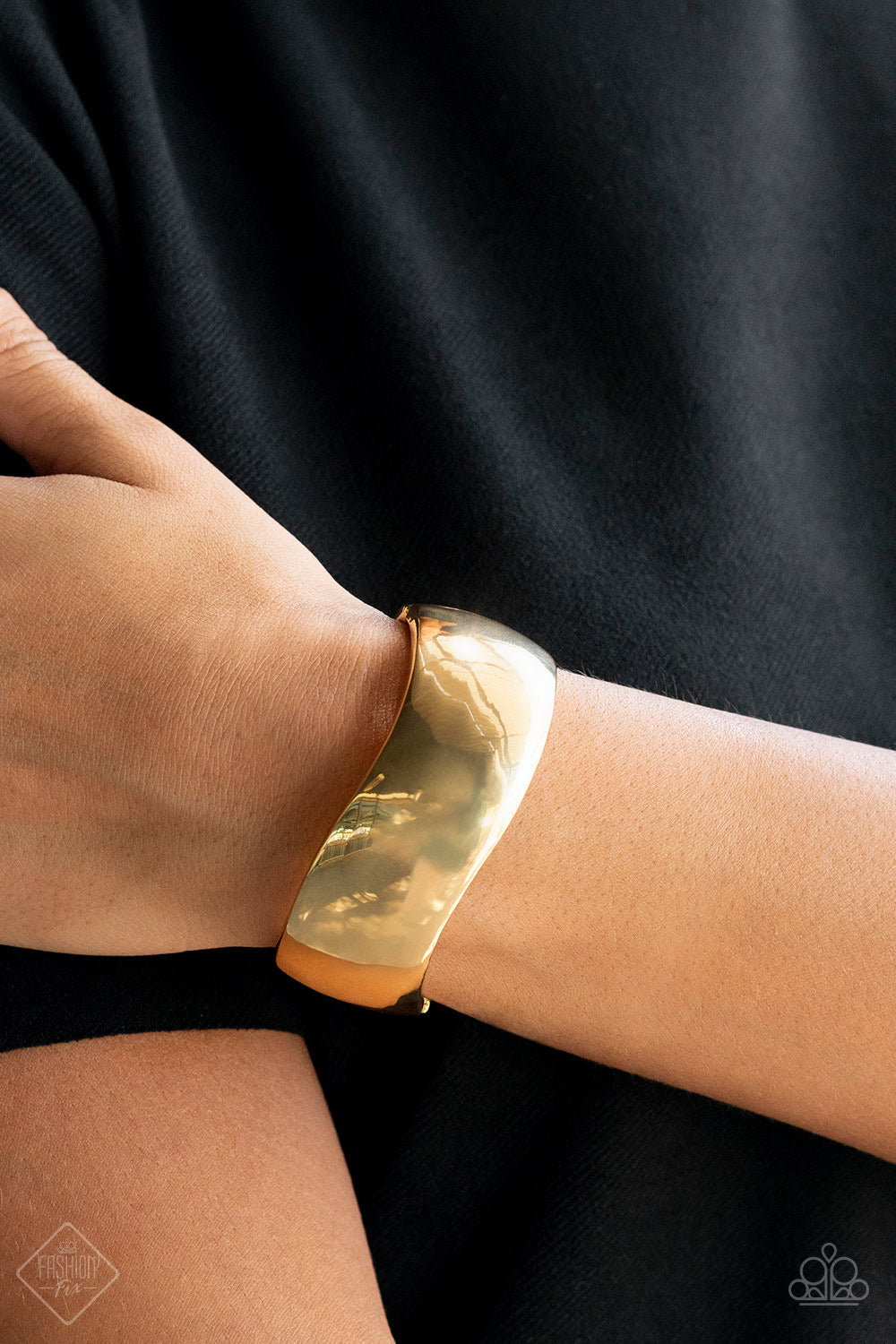 Urban Anchor - Gold Bracelet- October 2022 Fashion Fix | Paparazzi Accessories