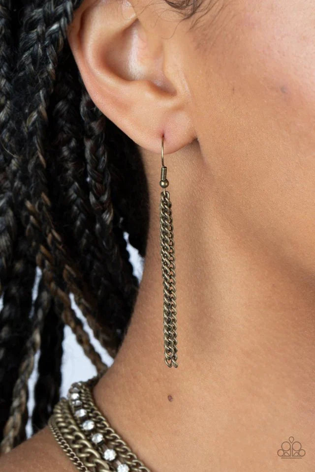 Free To CHAINge My Mind - Brass Necklace | Paparazzi Accessories