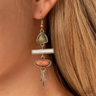 Adventurously Artisan - Multi Earring Earrings - Black | Paparazzi Accessories