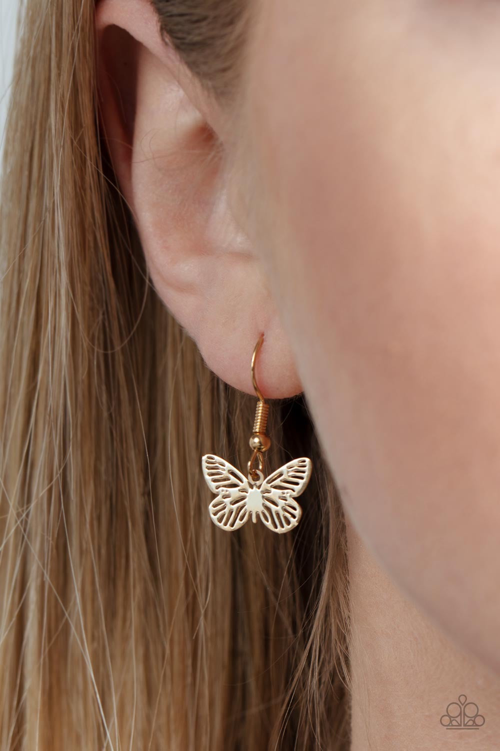High-Flying Fashion - Butterfly Multi Necklace - Gold | Paparazzi Accessories