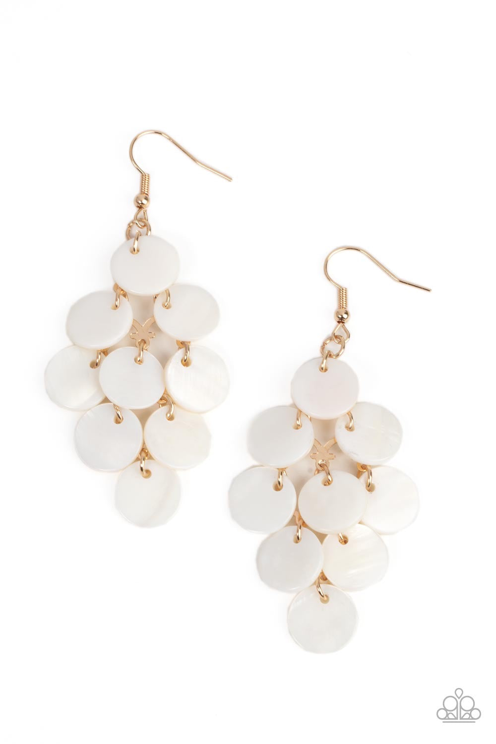 Tropical Tryst - Gold Earrings | Paparazzi Accessories