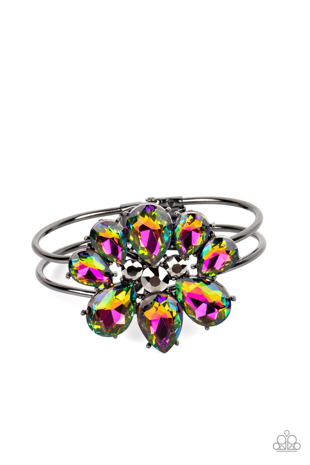 Paparazzi DAUNTLESS is More - Multi Bracelet-October 2022 Life of the Party-Paparazzi Jewelry Images