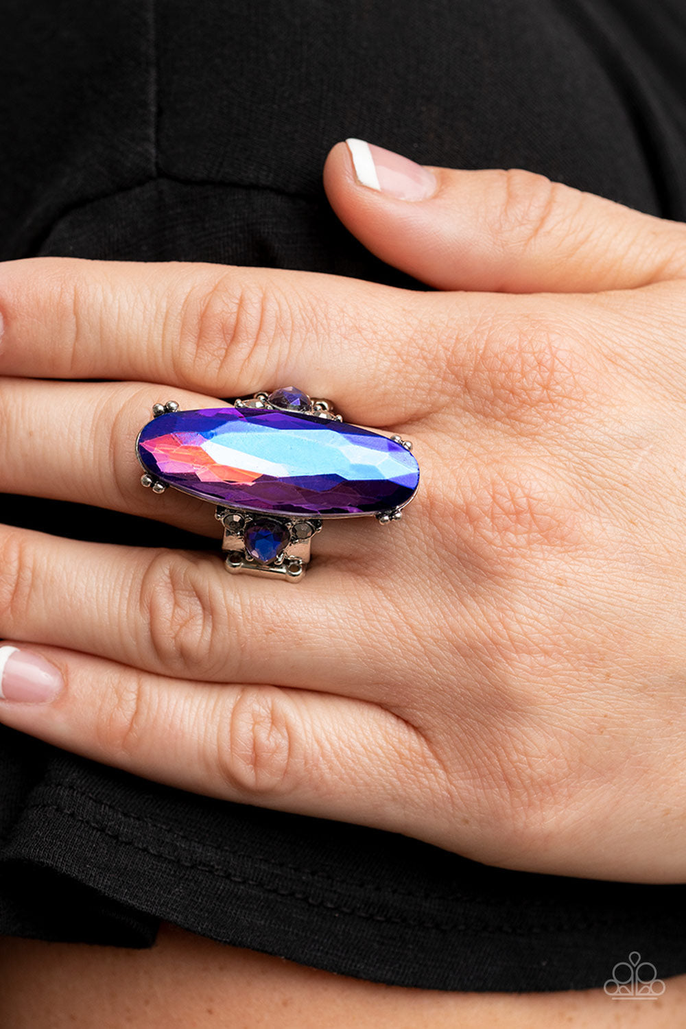 Interdimensional Dimension - Blue Ring - Paparazzi Jewelry paparazzi jewelry images