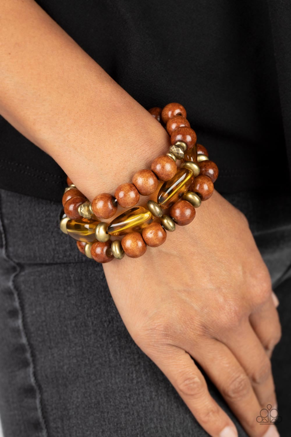 WILD-Mannered - Brass Bracelet | Paparazzi Accessories