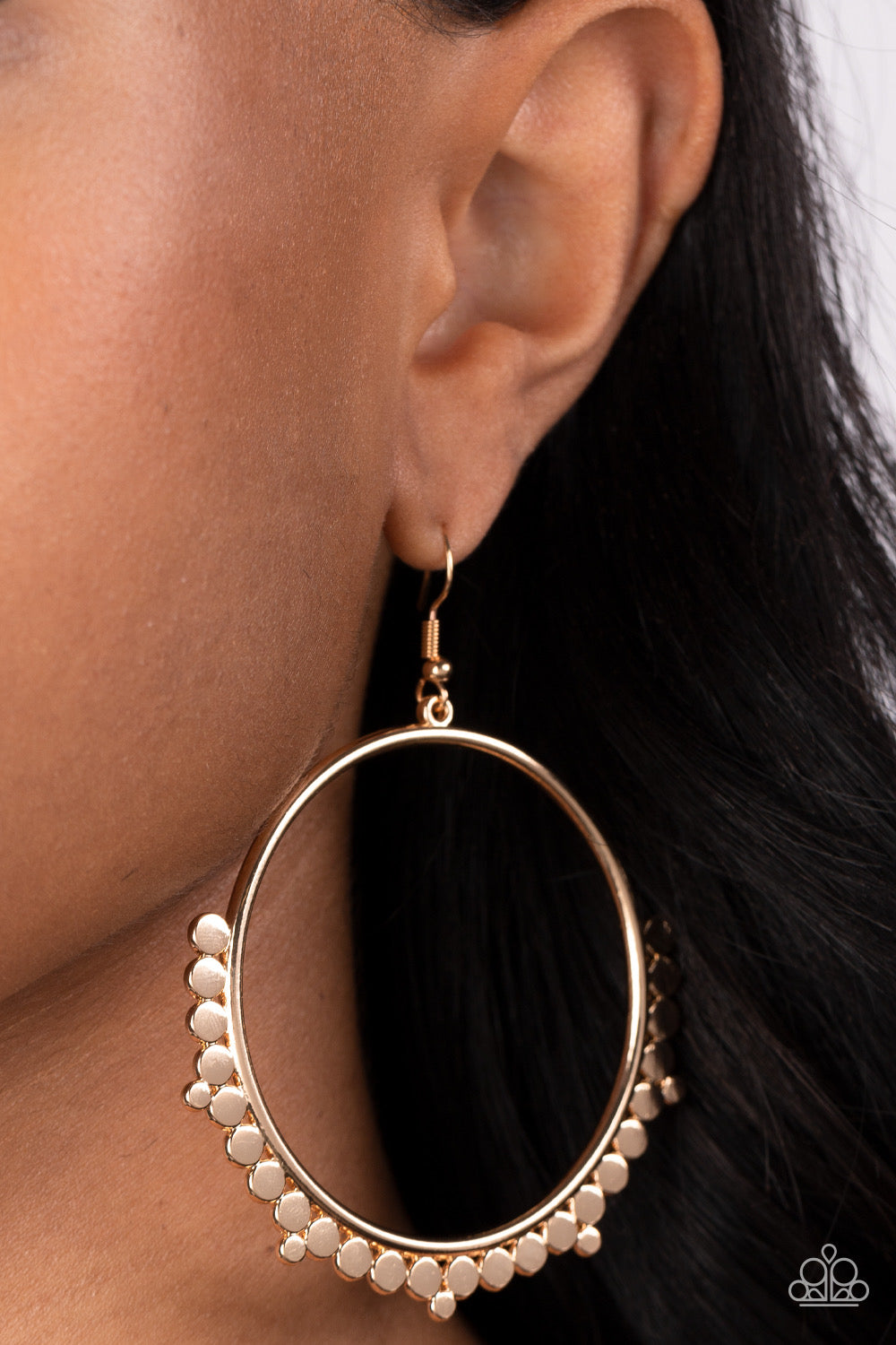 Paparazzi Ultra Untamable - Gold Earrings -Paparazzi Jewelry Images