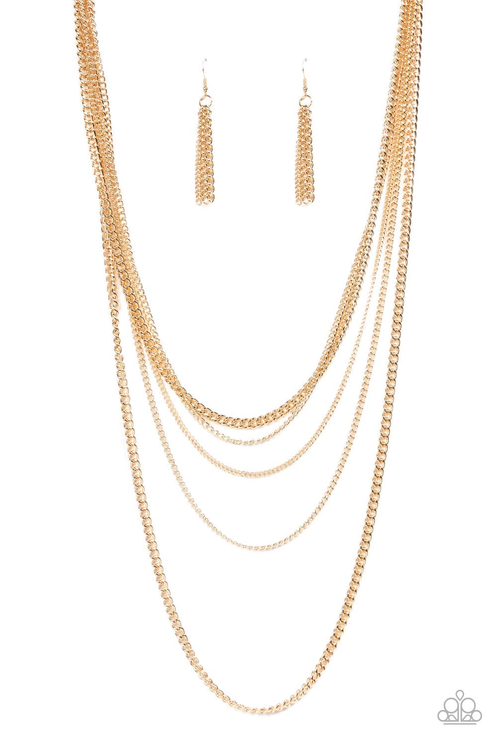 Top of the Food Chain Necklace - Gold | Paparazzi Accessories
