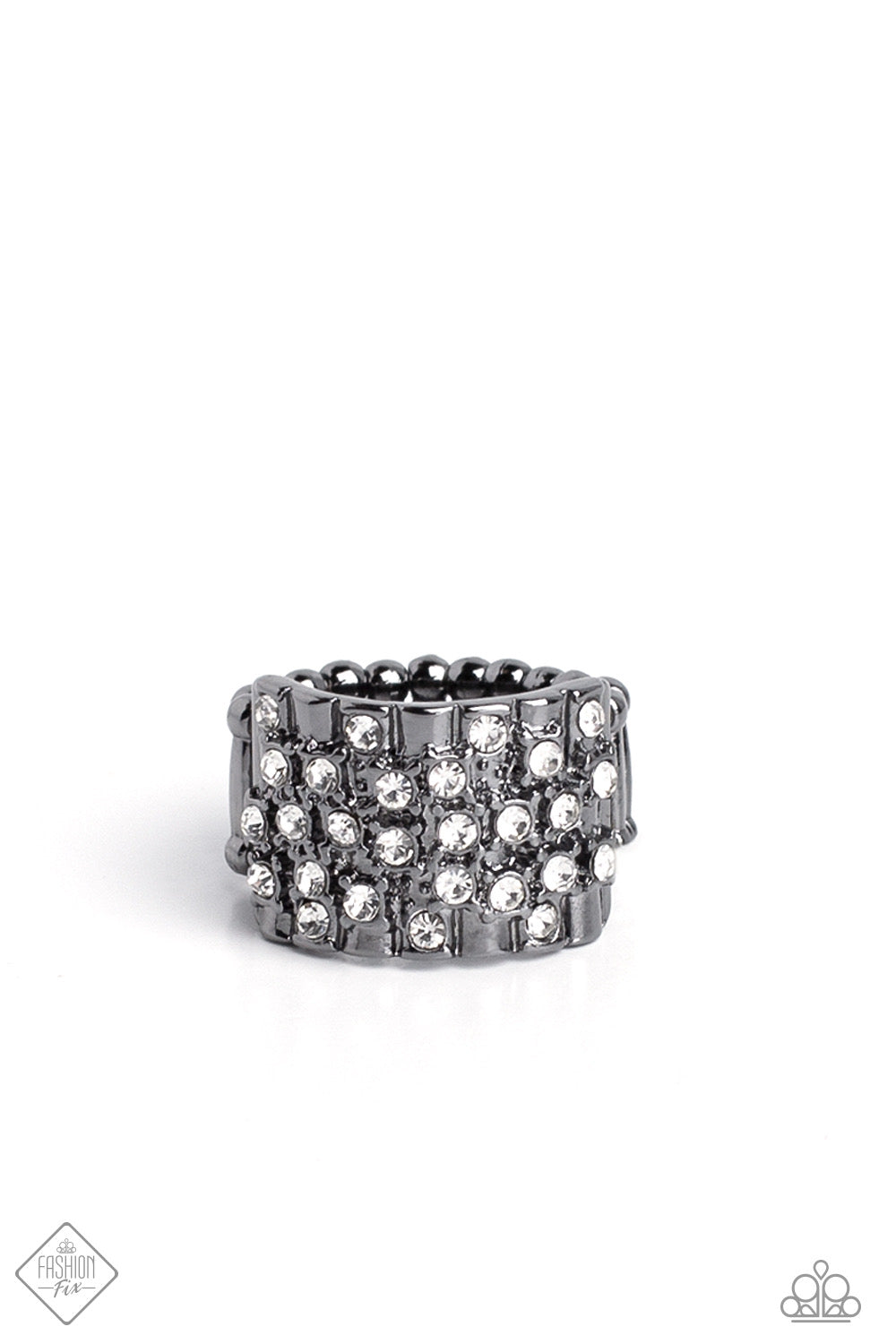Lawbreaking Loot - Black Ring- November 2022 - Fashion Fix | Paparazzi Accessories