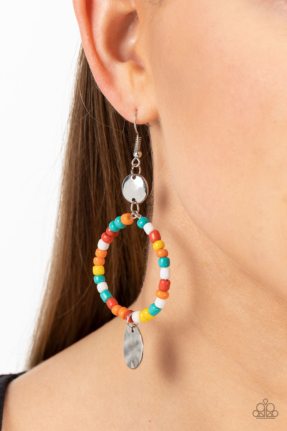 Paparazzi Cayman Catch - Multi Earrings -Paparazzi Jewelry Images