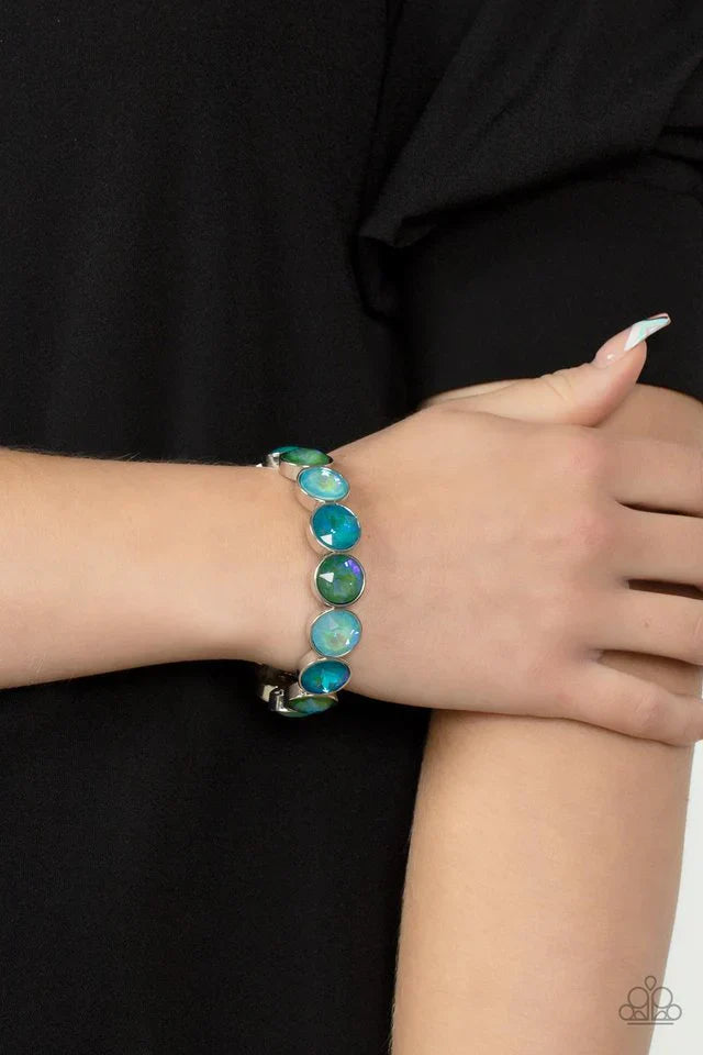 Radiant on Repeat - Green Bracelets - Paparazzi Jewelry images