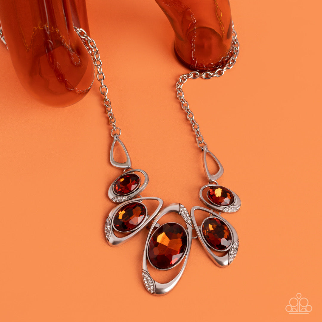 Hypnotic Twinkle - Brown Necklace | Paparazzi Accessories