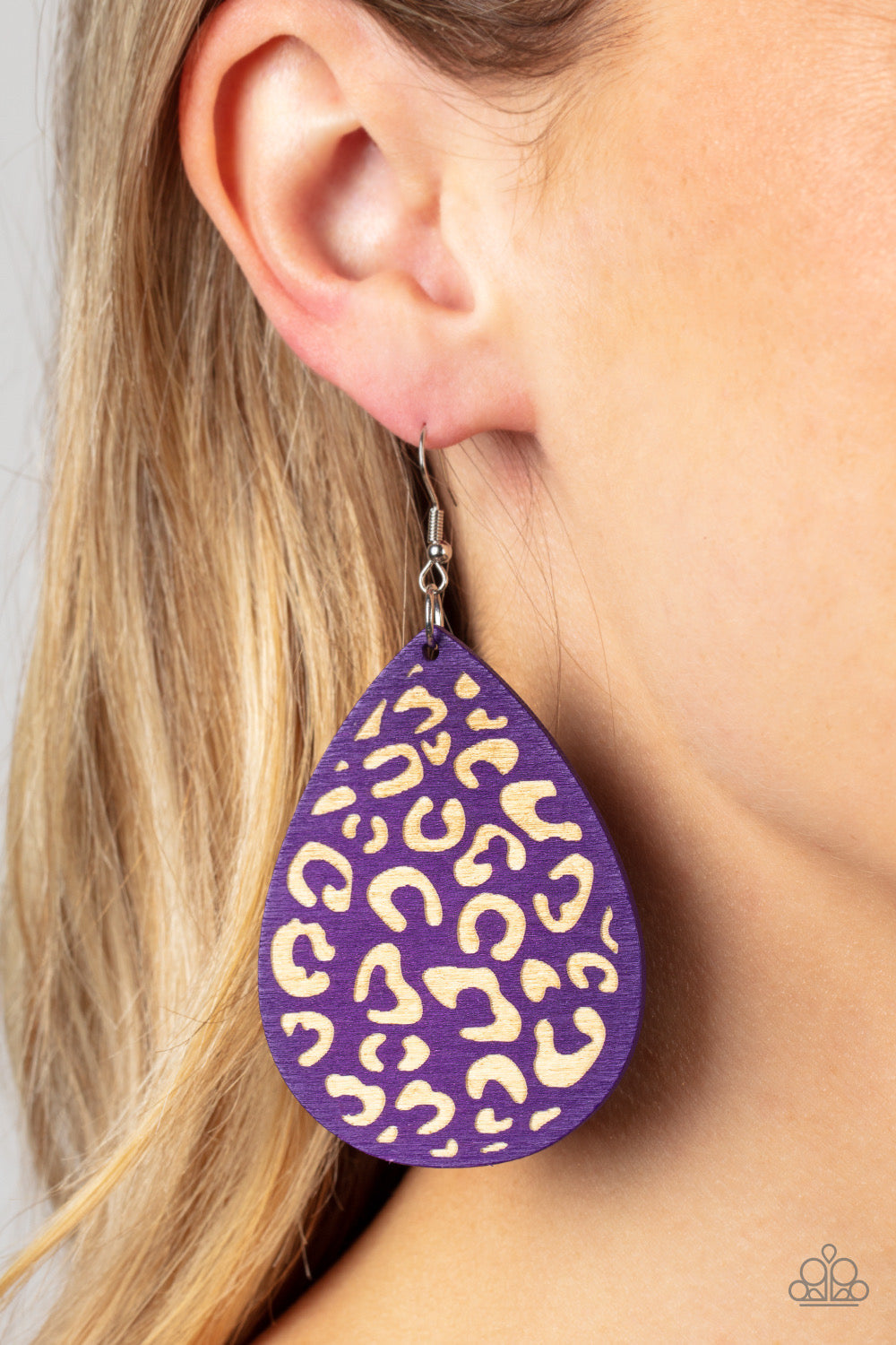 Suburban Jungle - Purple Earrings | Paparazzi Accessories