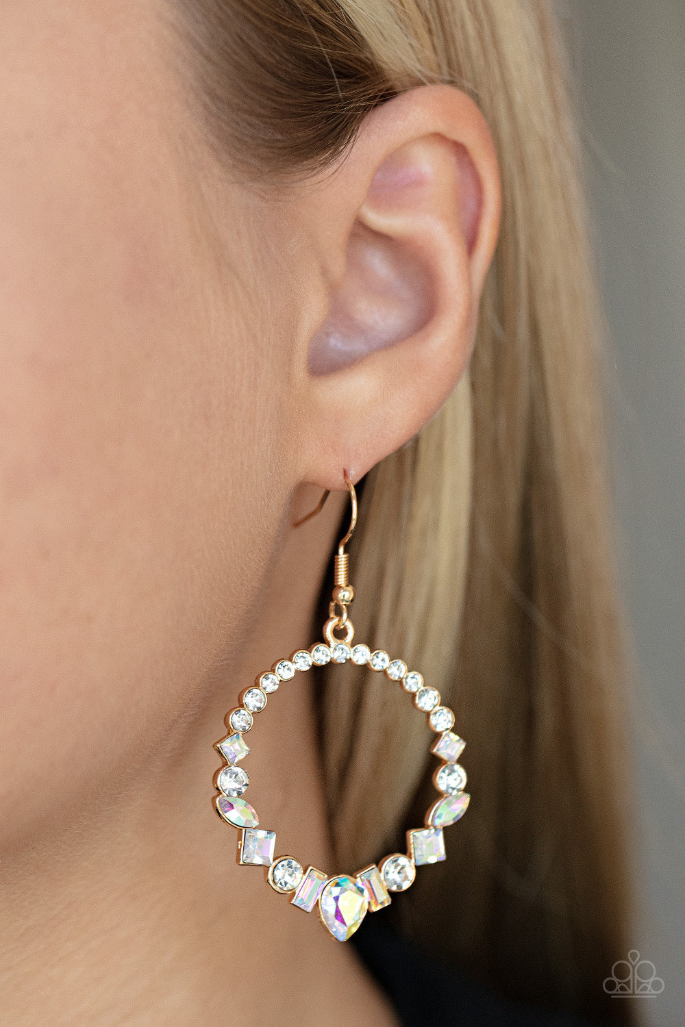 Revolutionary Refinement - Gold Earrings | Paparazzi Accessories